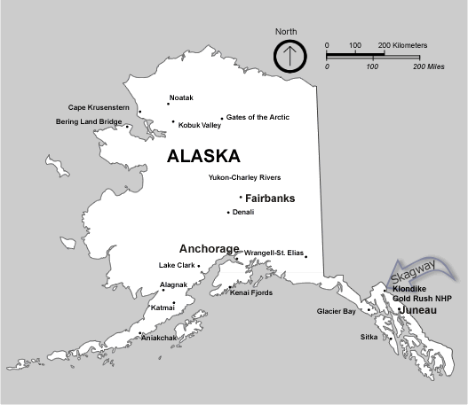 alaska map