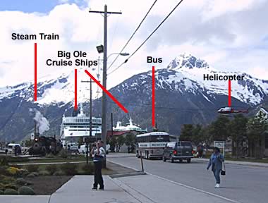 Skagway - transportation hub of the inside passage